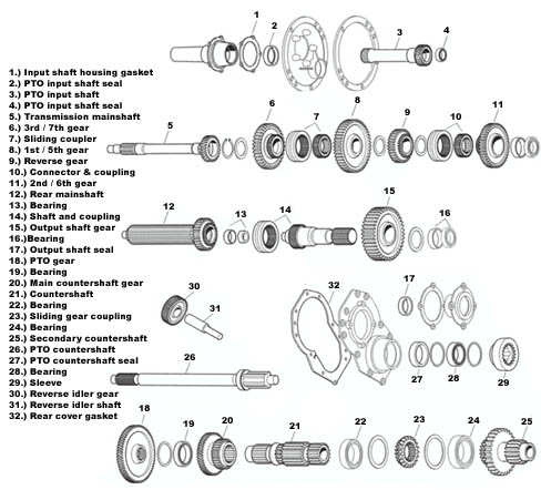 Ford 4610 parts diagram